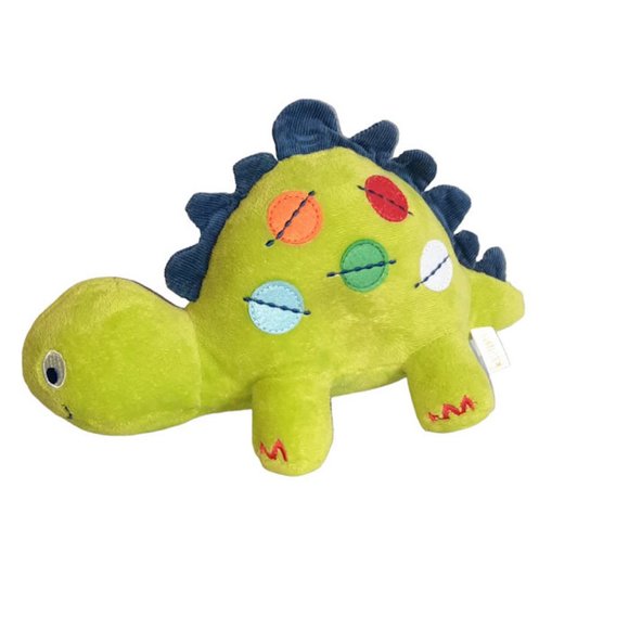 2015 Bananafish Green Stegosaurus Dinosaur Banana Fish Plush Stuffed Toy 14" - Picture 1 of 6